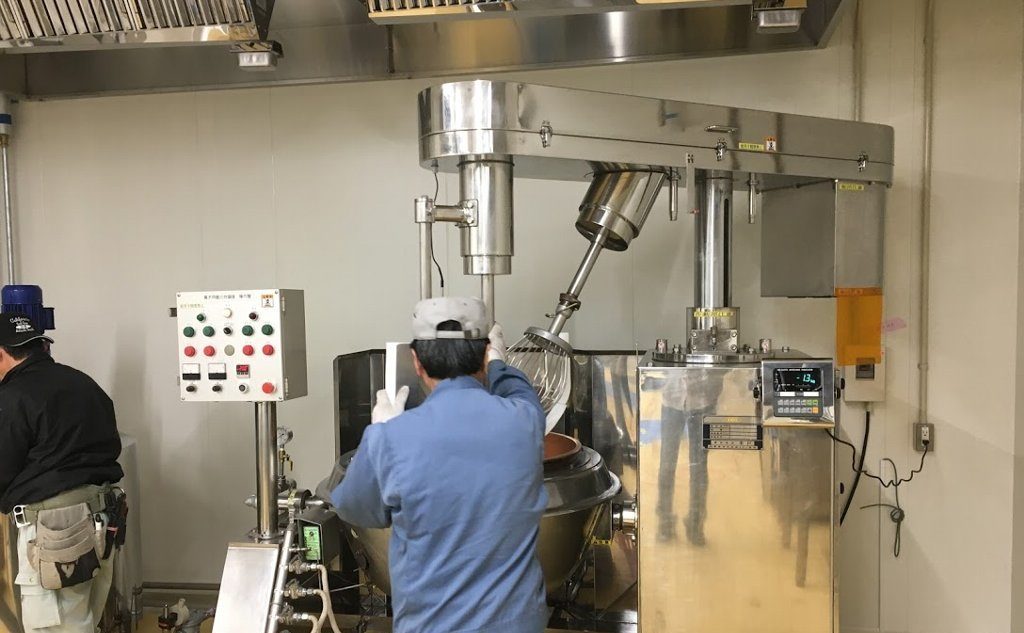 フリーズドライ味噌汁製造工場