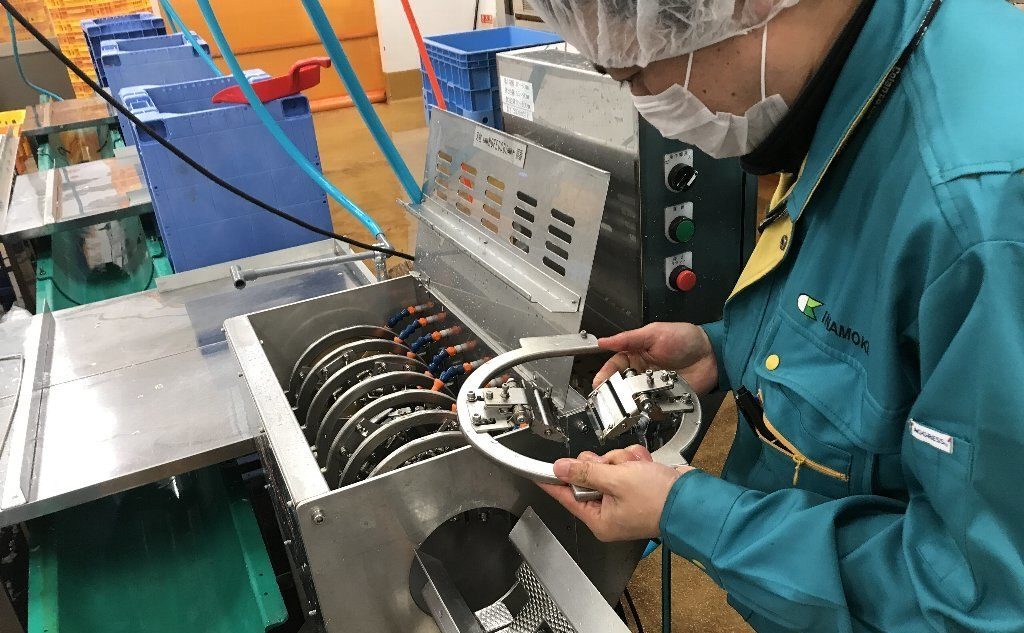 冷凍野菜製造工場