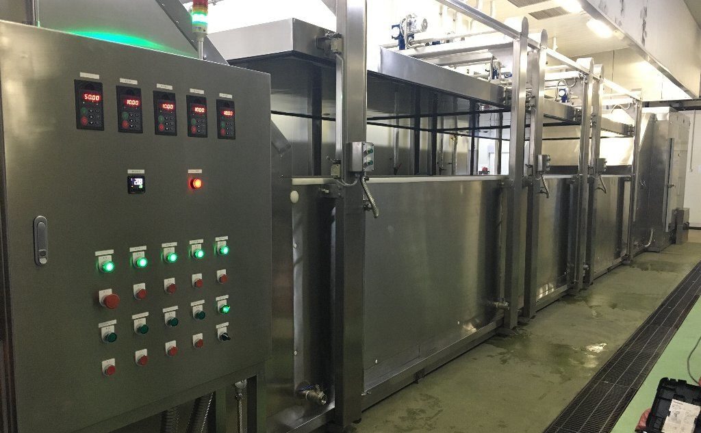 冷凍野菜製造工場